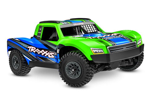 (IN-STORE PICKUP ONLY) MINI SLASH 4X4 GREEN/BLUE (BATTERY & CHARGER INCLUDED)